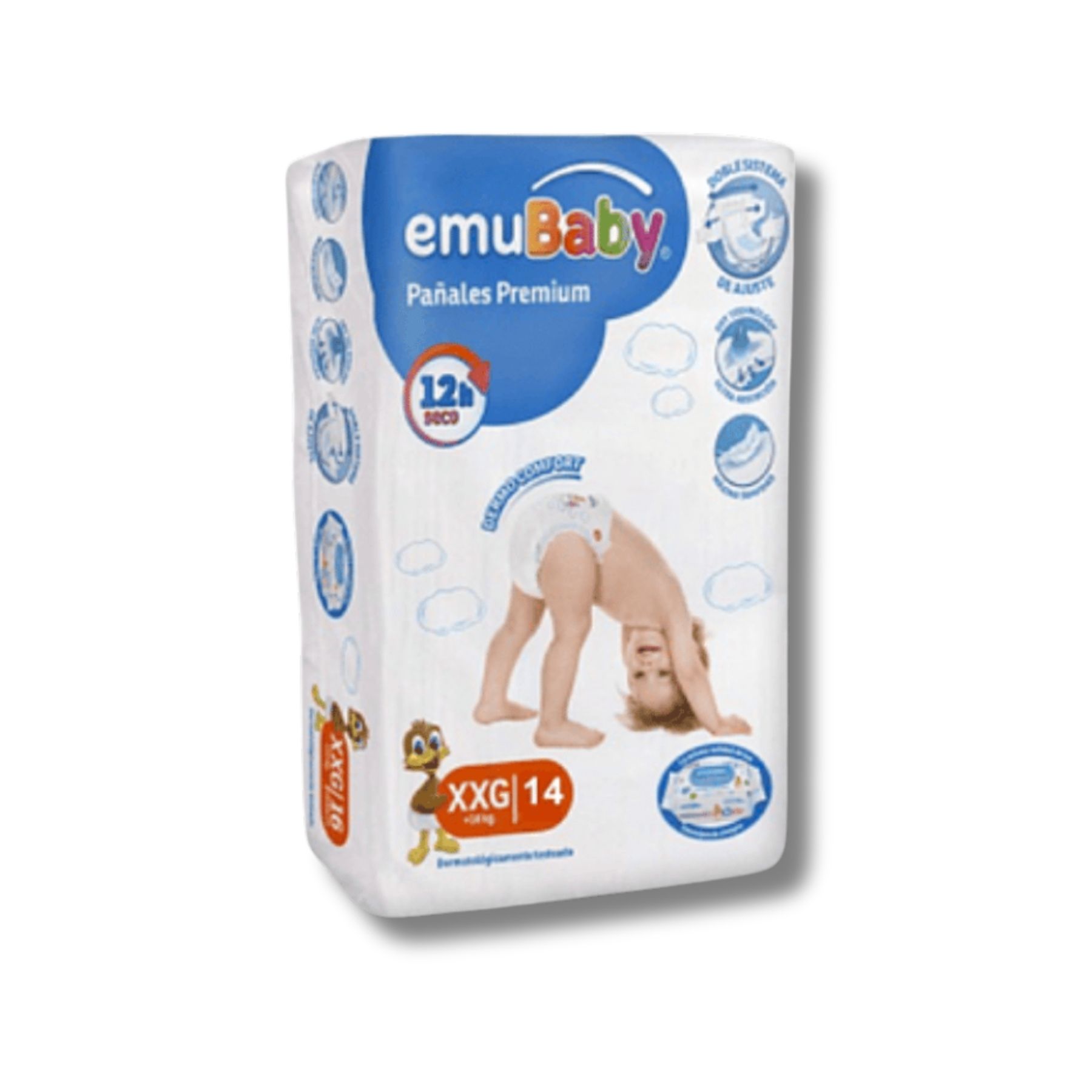 GF-CP-115 Pañales Premium Talla XXG /+ 14 Kg 14 unidades - Imagen 1