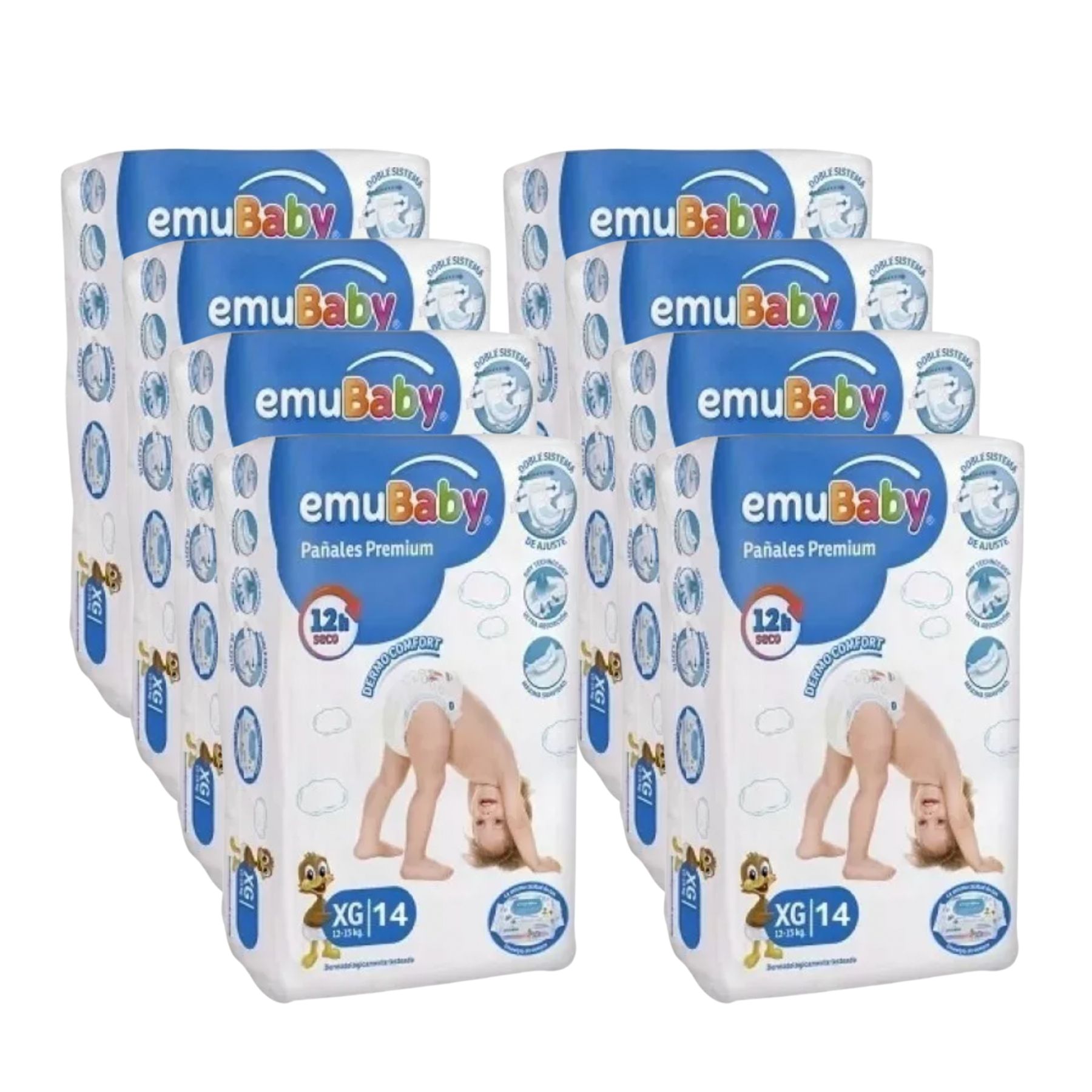 GF-CP-116 Manga Pañales Premium Talla XG / 12-15 Kg 112 unidades - Imagen 1