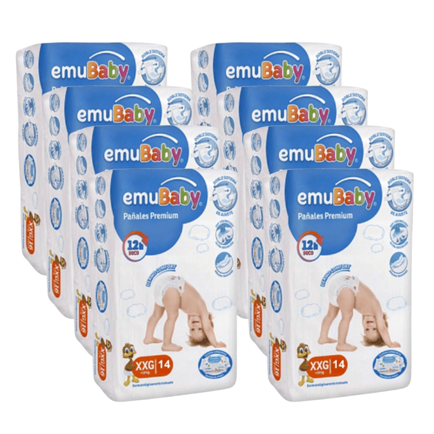 GF-CP-117 Manga Pañales Premium Talla XXG /+ 14 Kg 112 unidades - Imagen 1