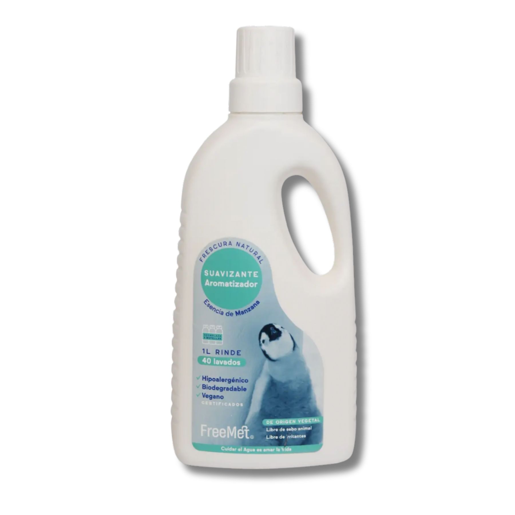 GF-DG-122 SUAVIZANTE ROPA CONCENTRADO MANZANA Manzana Verde , 1 Litro rinde 4 del tradicional. - Imagen 1