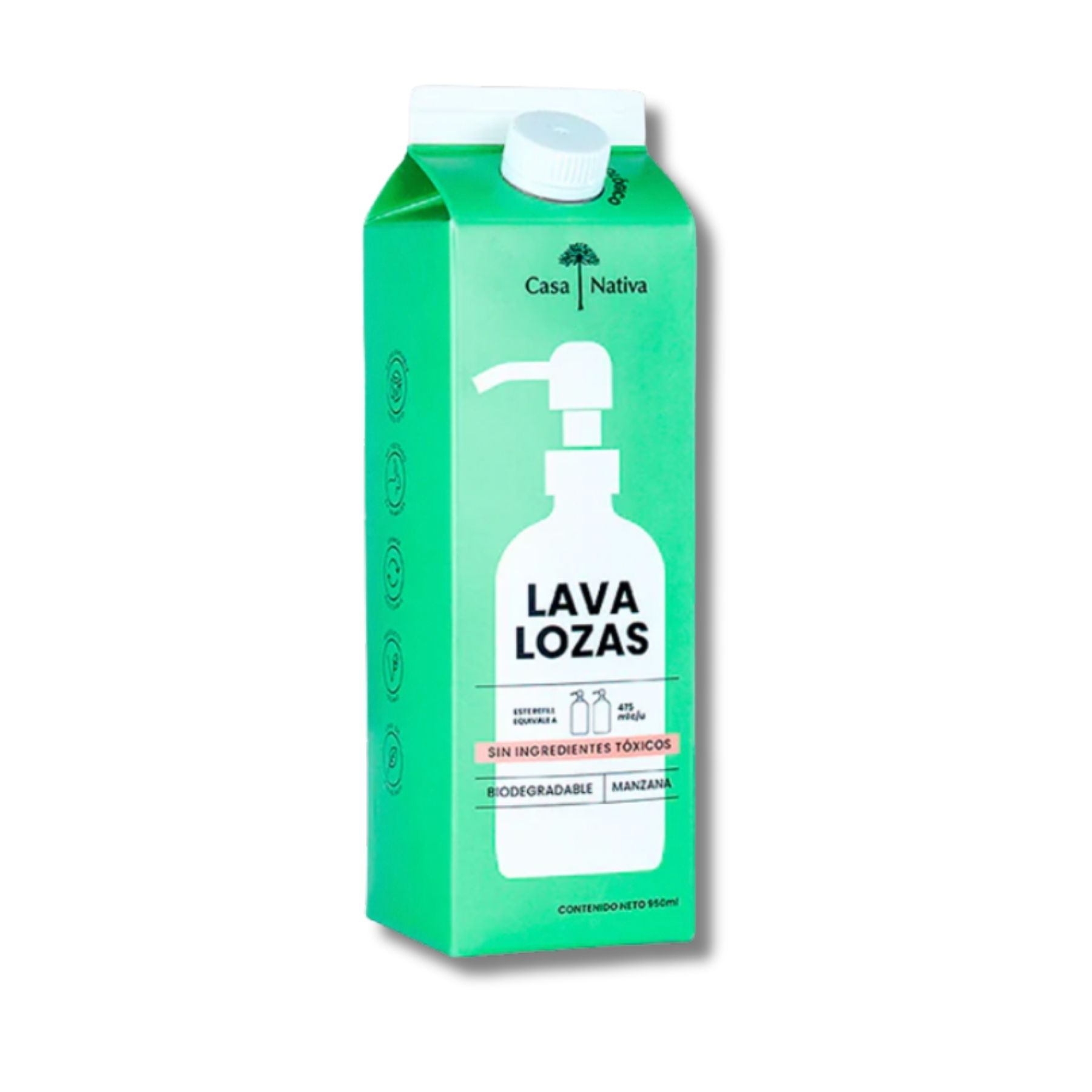GF-EB-118 Lavaloza Casa Nativa Manzana Verde 950 ml - Imagen 1
