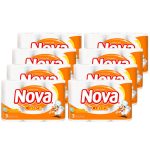 Manga Toalla Nova Clásica Doble Hoja  24 rollos de 12.5 mts