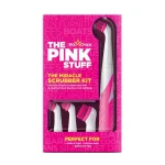 El Kit de Limpieza Miracle Scrubber 4 cabezales de cepillo de limpieza The Pink Stuff - Producto Vegano del Reino Unido