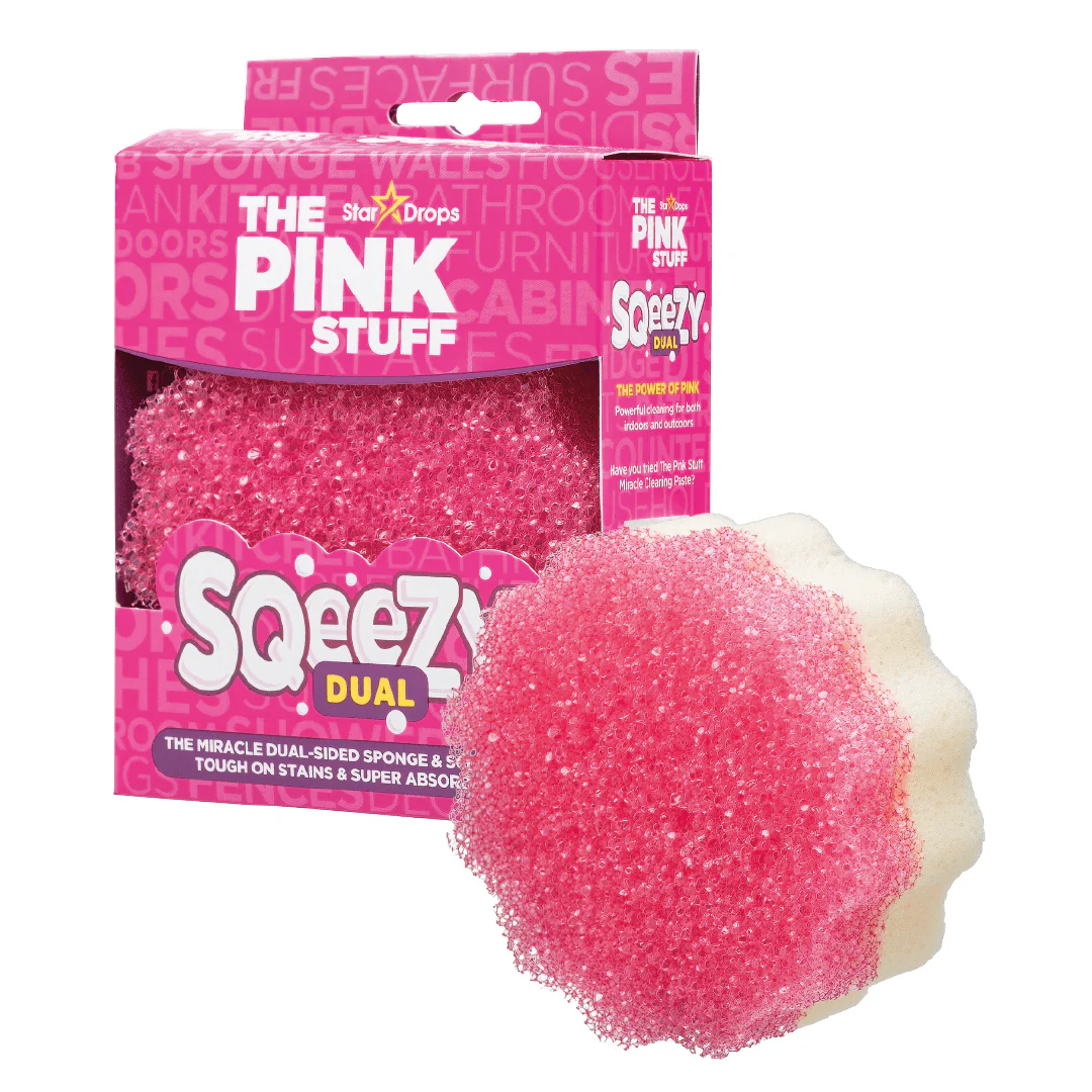 Esponja Dual Sqeezy 1 unidad The Pink Stuff -  Producto Vegano del Reino Unido - Imagen 2