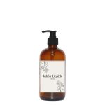 DISPENSADOR  DE VIDRIO 500 ML - ETIQUETA JABÓN LÍQUIDO