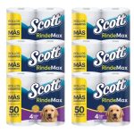 Manga Papel higiénico Scott rindemax doble hoja 24 Rollos de 50 m - Scott