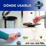 Pack 2 un Lysoform Desinfectante Ambiental Fragancia Original 495 gramos - Imagen 2