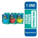 Esponja Dual Scrub Power Virutex - Imagen 2